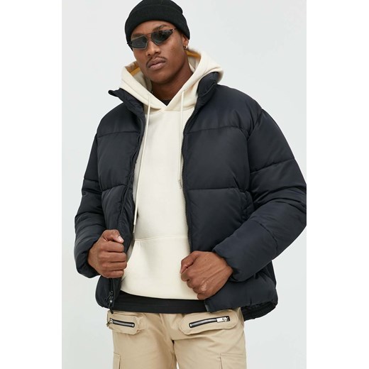Abercrombie &amp; Fitch kurtka męska kolor czarny zimowa ze sklepu ANSWEAR.com w kategorii Kurtki męskie - zdjęcie 146530909