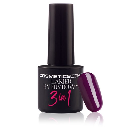 Lakier hybrydowy 3w1 kolor fioletowy - M123 Cosmetics Zone One size lakieryhybrydowe.pl