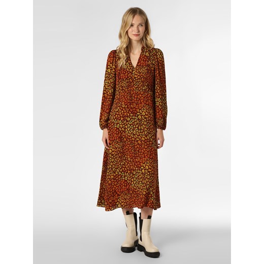 MAX&Co. Sukienka damska Kobiety wiskoza bordowy wzorzysty ze sklepu vangraaf w kategorii Sukienki - zdjęcie 146581806