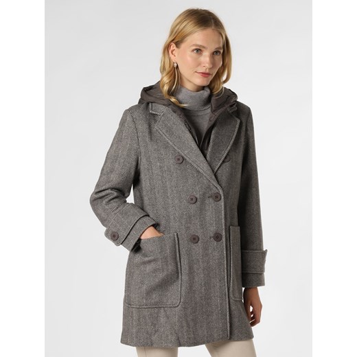 Esprit Collection Płaszcz damski Kobiety szary wzorzysty M vangraaf