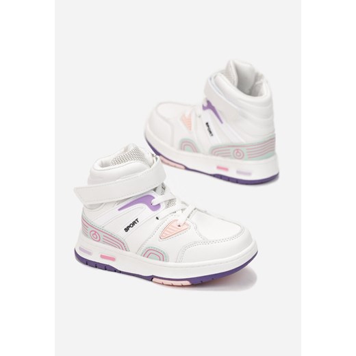 Biało-Różowe Buty Sportowe Argona 27 promocyjna cena born2be.pl