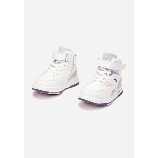 Biało-Różowe Buty Sportowe Argona 28 okazja born2be.pl