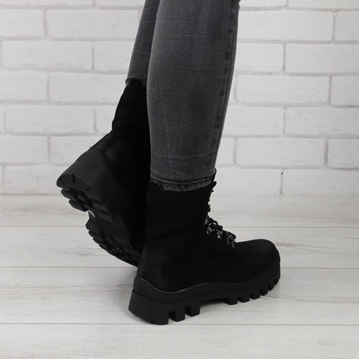 Workery damskie Potocki zamszowe 