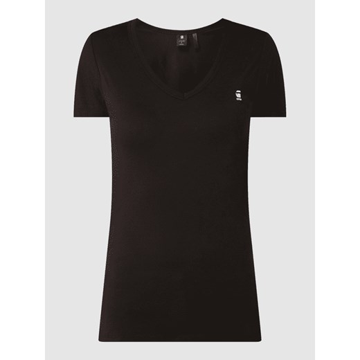 T-shirt o kroju slim fit z dekoltem w serek model ‘Eyben’ S okazja Peek&Cloppenburg 