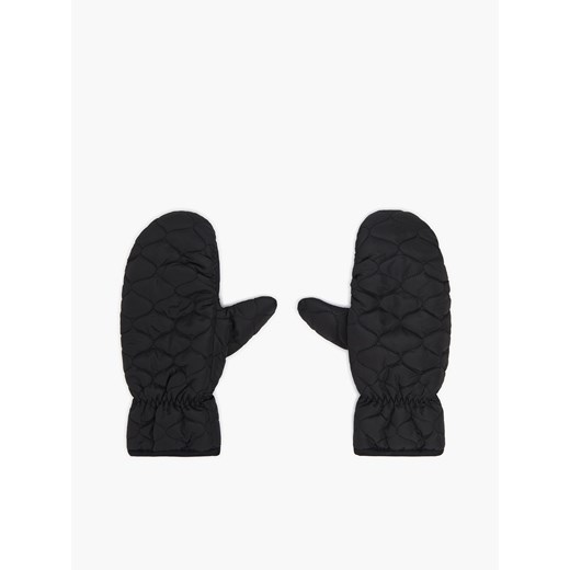 Cropp - Czarne jednopalczaste rękawiczki - Czarny Cropp S/M Cropp