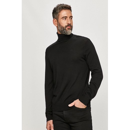 Armani Exchange sweter wełniany ze sklepu ANSWEAR.com w kategorii Swetry męskie - zdjęcie 146621125