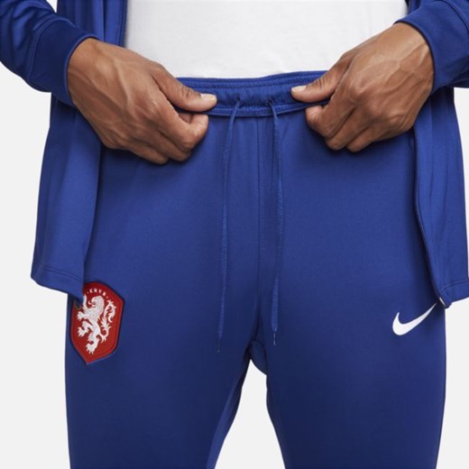 Męski dres piłkarski z kapturem Nike Dri-FIT Holandia Strike - Niebieski Nike 2XL Nike poland