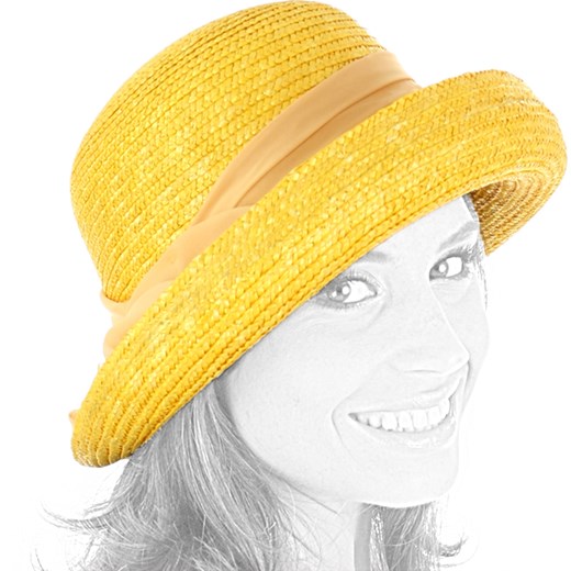 Straw Hat by Seeberger hathouse-pl zolty ciepłe
