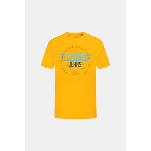 OKLAHOMA T-shirt - Żółty - Mężczyzna - 3XL(3XL) Oklahoma 2XL(2XL) wyprzedaż Halfprice