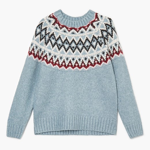 Cropp - Sweter oversize - Niebieski Cropp XS Cropp