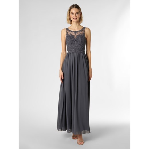 Laona Damska sukienka wieczorowa Kobiety szary jednolity Laona 38 vangraaf
