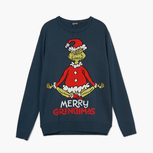 Cropp - Sweter świąteczny Grinch - Zielony Cropp L Cropp