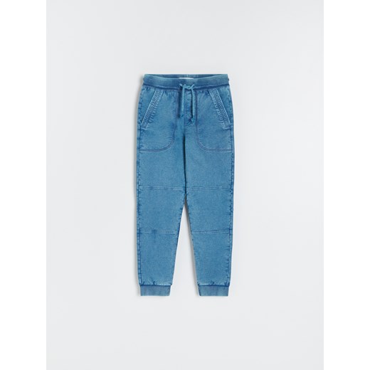 Reserved - Dresowe spodnie z kieszeniami - Niebieski Reserved 164 (13 lat) Reserved