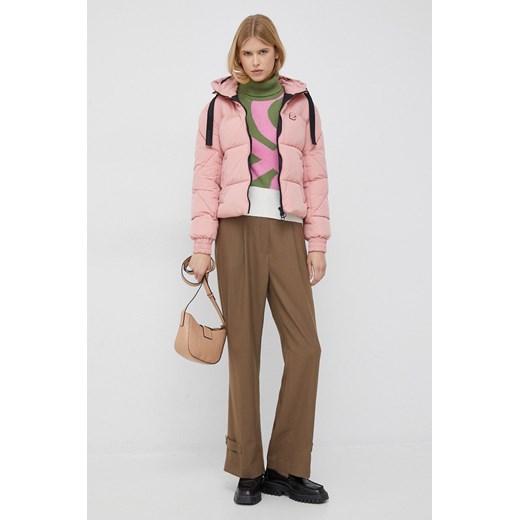 United Colors of Benetton sweter z domieszką kaszmiru x PANTONE damski kolor United Colors Of Benetton XS ANSWEAR.com