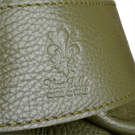 Plecak Vera Pelle zielony 