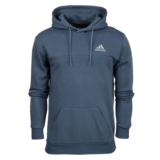 Bluza męska adidas Stadium Fleece Badge of Sport Hoodie niebieska HM7890 XXL Desportivo