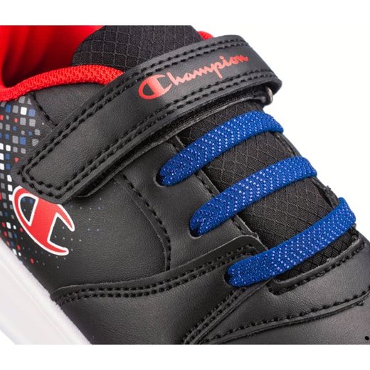 Buty sportowe dziecięce czarne Champion sznurowane 