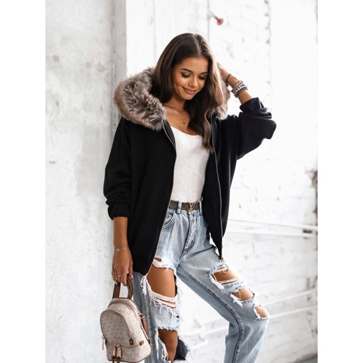 Bluza Teddy Czarna Lisa Mayo S Lisa Mayo