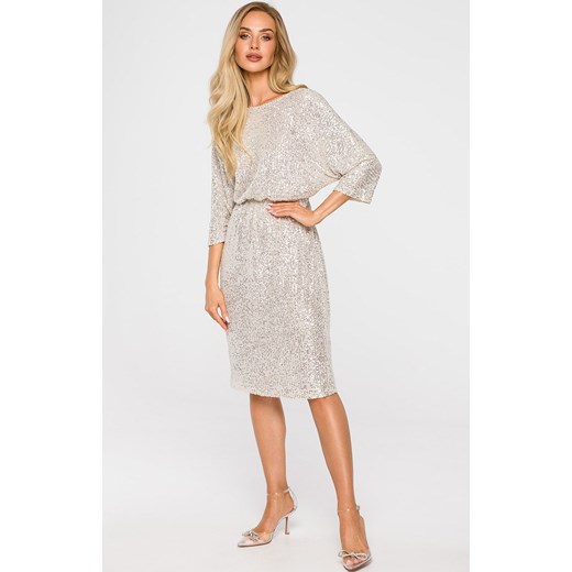 Moe sukienka w cekiny midi 