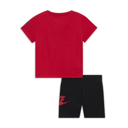 Zestaw T-shirt i spodenki dla niemowląt (12–24 M) Jordan - Czerń Jordan 52.5 Nike poland