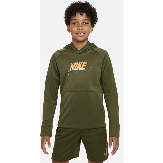 Bluza treningowa z kapturem dla dużych dzieci (chłopców) Nike Therma-FIT - Nike XS Nike poland