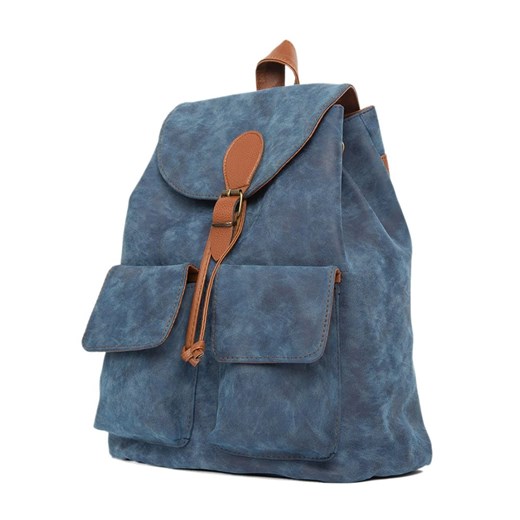Plecak w kolorze niebieskim - 30 x 36 x 12 cm Bags Selection onesize okazja Limango Polska