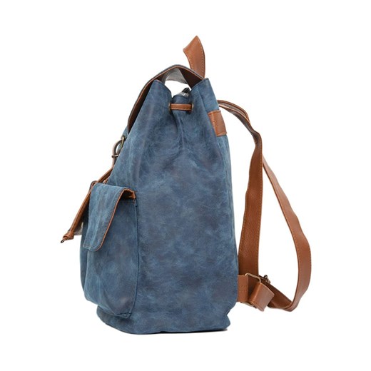 Plecak w kolorze niebieskim - 30 x 36 x 12 cm Bags Selection onesize wyprzedaż Limango Polska