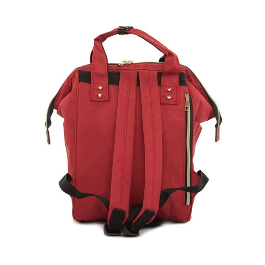 Plecak w kolorze bordowym - 26 x 35 x 12 cm Bags Selection onesize okazyjna cena Limango Polska