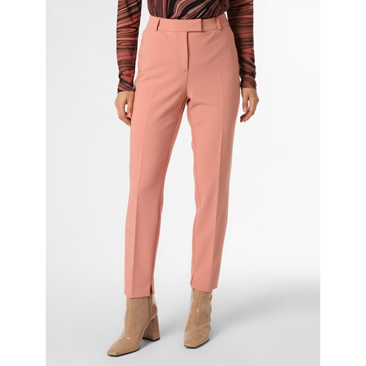 comma Spodnie Kobiety brudny róż wypukły wzór tkaniny ze sklepu vangraaf w kategorii Spodnie damskie - zdjęcie 146865367