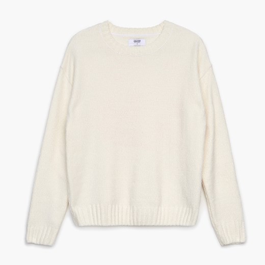 Cropp - Puszysty sweter - Kremowy Cropp XS okazja Cropp
