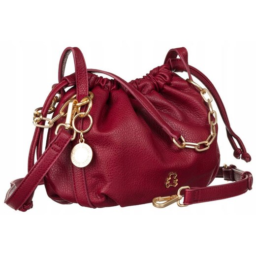 Mała torebka damska w typie listonoszki-worka ze skóry ekologicznej — Merg one size merg.pl