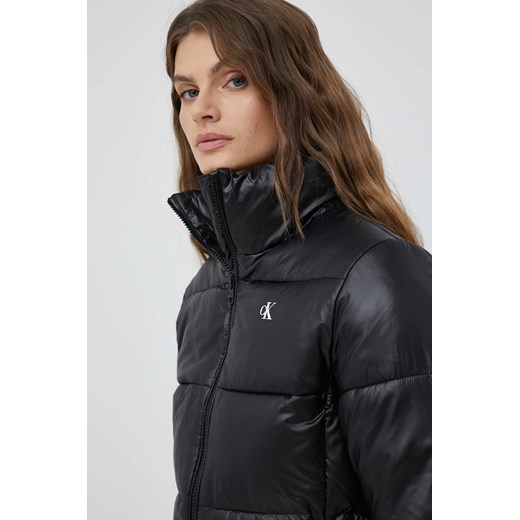 Calvin Klein Jeans kurtka damska kolor czarny zimowa M ANSWEAR.com