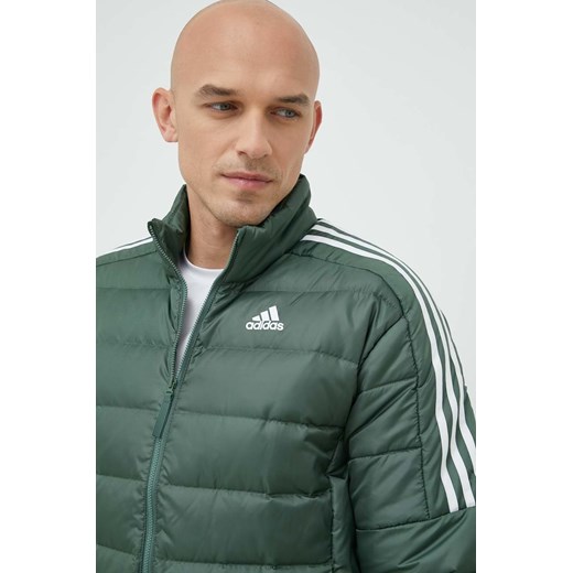 adidas kurtka puchowa męska kolor zielony przejściowa M ANSWEAR.com