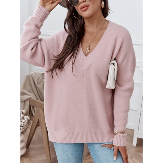 Sweter Lirossa Pudrowy Lisa Mayo uniwesralny Lisa Mayo