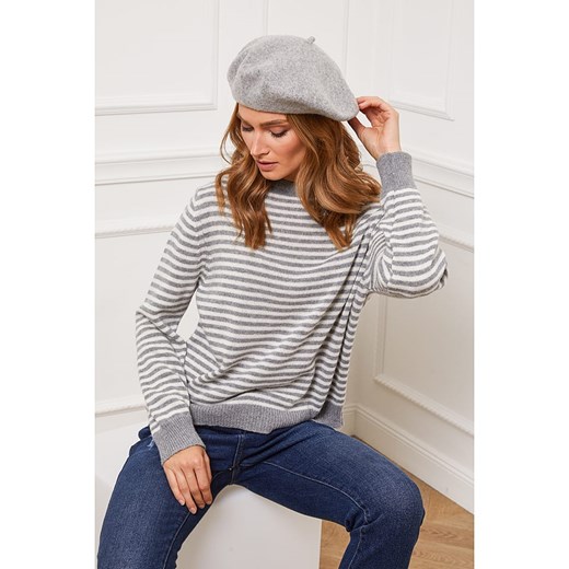 Sweter "Astrobal" w kolorze szaro-białym Joséfine M okazja Limango Polska