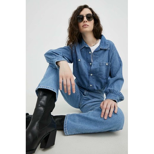 Wrangler jeansy Mom Straight Rhea damskie high waist Wrangler 28/30 ANSWEAR.com