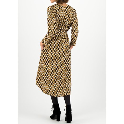 Sukienka "Charleston heart" w kolorze żółto-czarnym L okazja Limango Polska