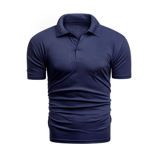 koszulka polo Eutex02 - granatowa ze sklepu Risardi w kategorii T-shirty męskie - zdjęcie 147078226
