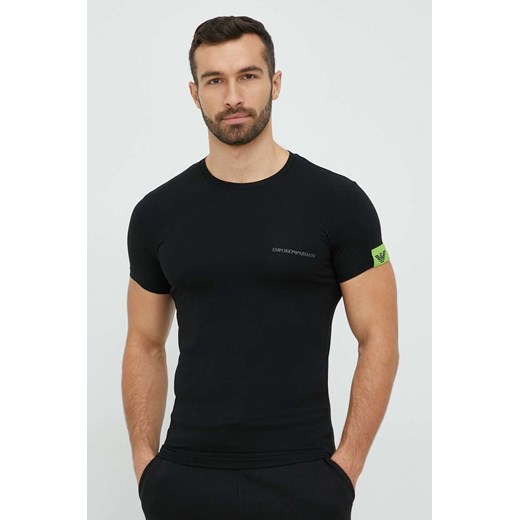 Emporio Armani Underwear t-shirt męski kolor czarny gładki XL ANSWEAR.com