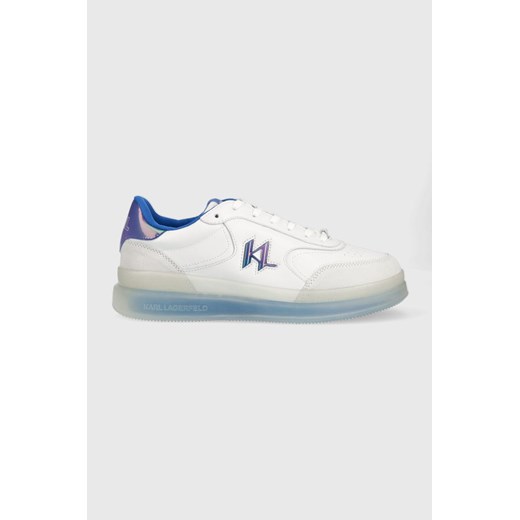 Karl Lagerfeld sneakersy skórzane KL53426 BRINK kolor biały ze sklepu ANSWEAR.com w kategorii Buty sportowe męskie - zdjęcie 147080689