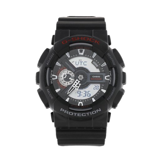 Zegarek G-Shock - GA-110-1AER Black/Black  eobuwie.pl wyprzedaż