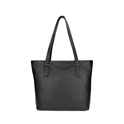 Skórzana torebka w kolorze czarnym - (S)40 x (W)31 x (G)11 cm Wojas onesize okazja Limango Polska