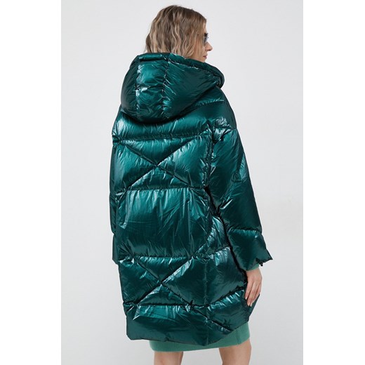 Hetrego kurtka puchowa Judith damska kolor zielony zimowa oversize 34 ANSWEAR.com
