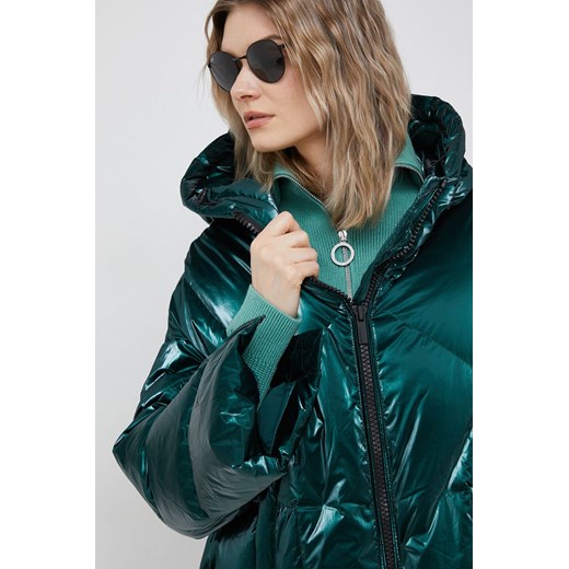 Hetrego kurtka puchowa Judith damska kolor zielony zimowa oversize 34 ANSWEAR.com