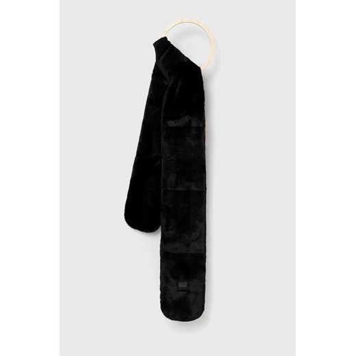 UGG szalik damski kolor czarny gładki ze sklepu ANSWEAR.com w kategorii Szaliki i chusty damskie - zdjęcie 147198528