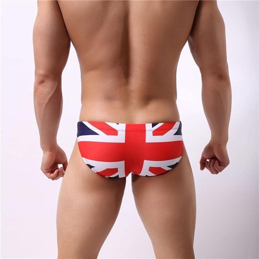 Kąpielówki męskie wzór flag - Wielka Brytania / L ze sklepu Maybella.pl w kategorii Kąpielówki - zdjęcie 147234827