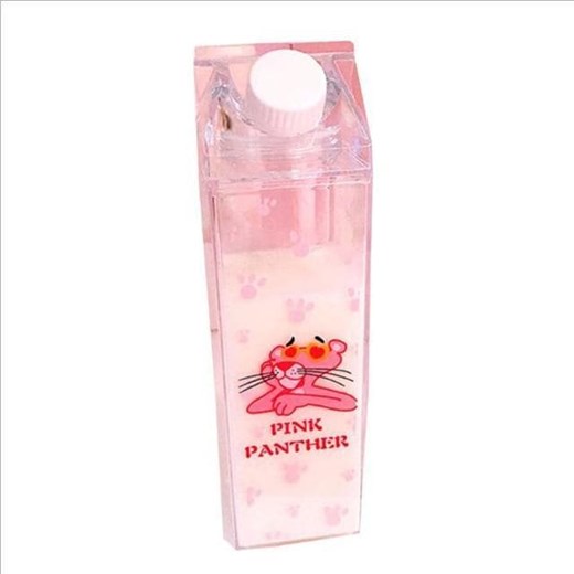 Butelka na wodę wzór różowej pantery - Wzór 1 / 500ml Maybella 500ml wyprzedaż Maybella.pl
