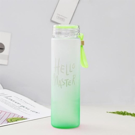 Butelka na wodę zakręcana - Różowy / 500ml Maybella 500ml Maybella.pl