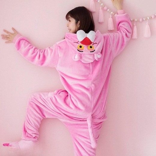 Onesie strój różowej pantery - Różowy / S Maybella L promocja Maybella.pl