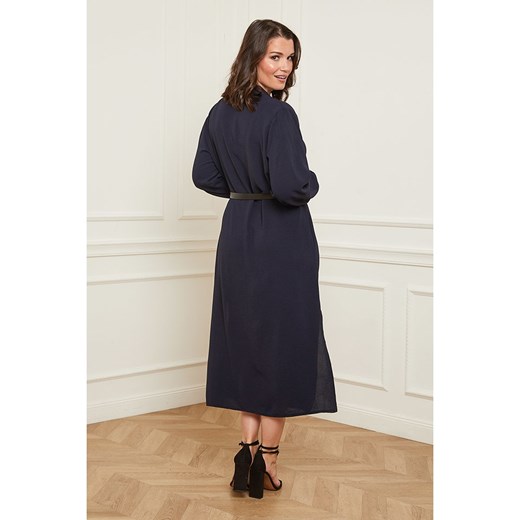 Sukienka w kolorze granatowym Curvy Lady 40/42 okazja Limango Polska